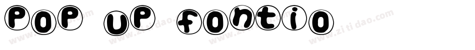 Pop Up Fontio字体转换